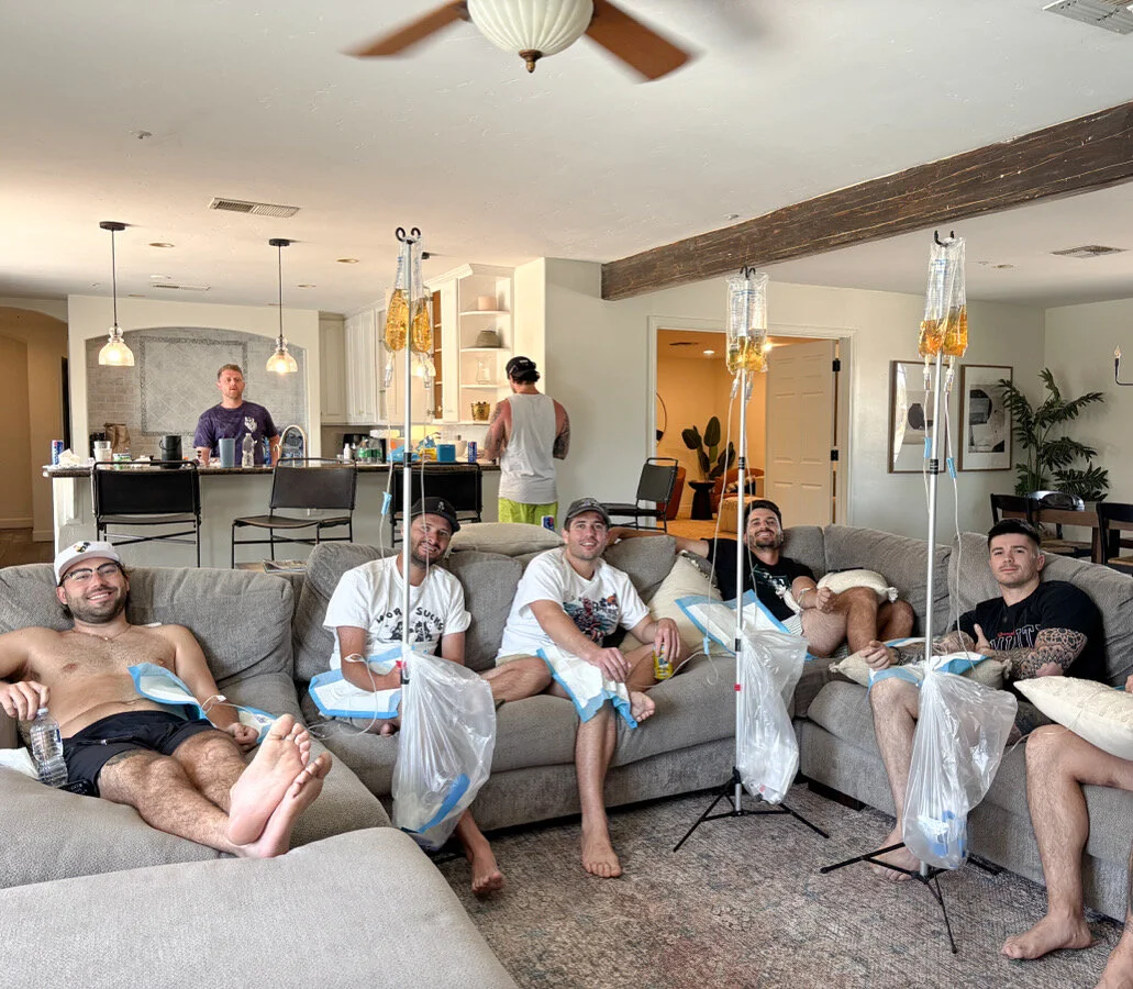 IV Revival nurse delivering wellness IV package at Phoenix home